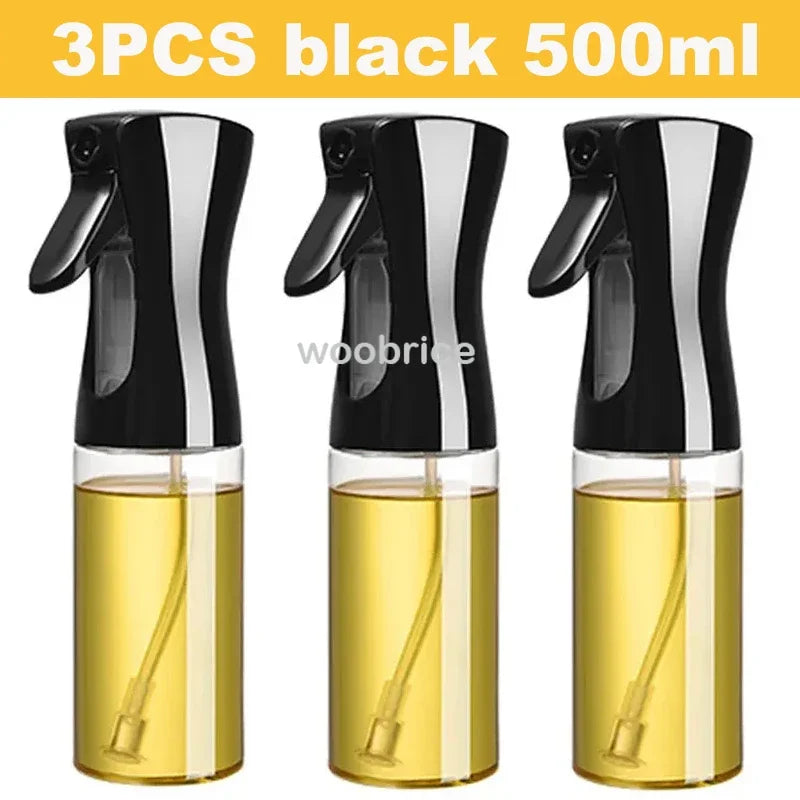 200/300/500ml Oil Spray for Kitchen Oil Nebulizer Dispenser Spray Oil Sprayer Airfryer BBQ Camping Olive Oil Diffuser Cooking